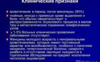 После климакса кровяные выделения