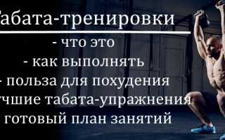 Что такое тренировки по протоколу Табата: программы для похудения и их преимущества