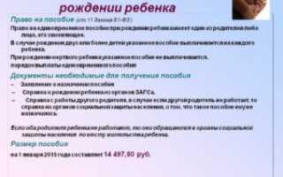 При рождении ребенка какие документы получить