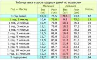 Вес мальчик в 6 месяцев
