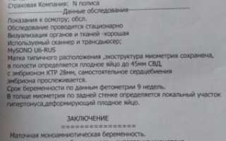 Тонус миометрия при беременности