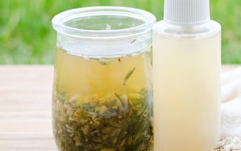 Баночка со свежим соком столетника